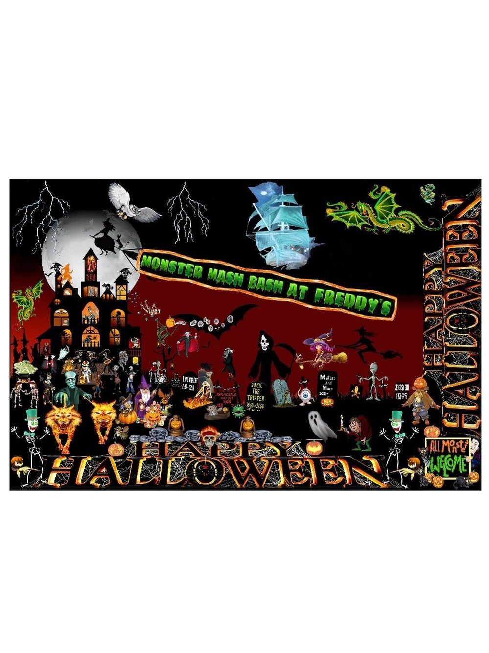 50 10X13 Poly Mailers HALLOWEEN Envelopes PRICE FIRM Fall - Picture 4 of 12